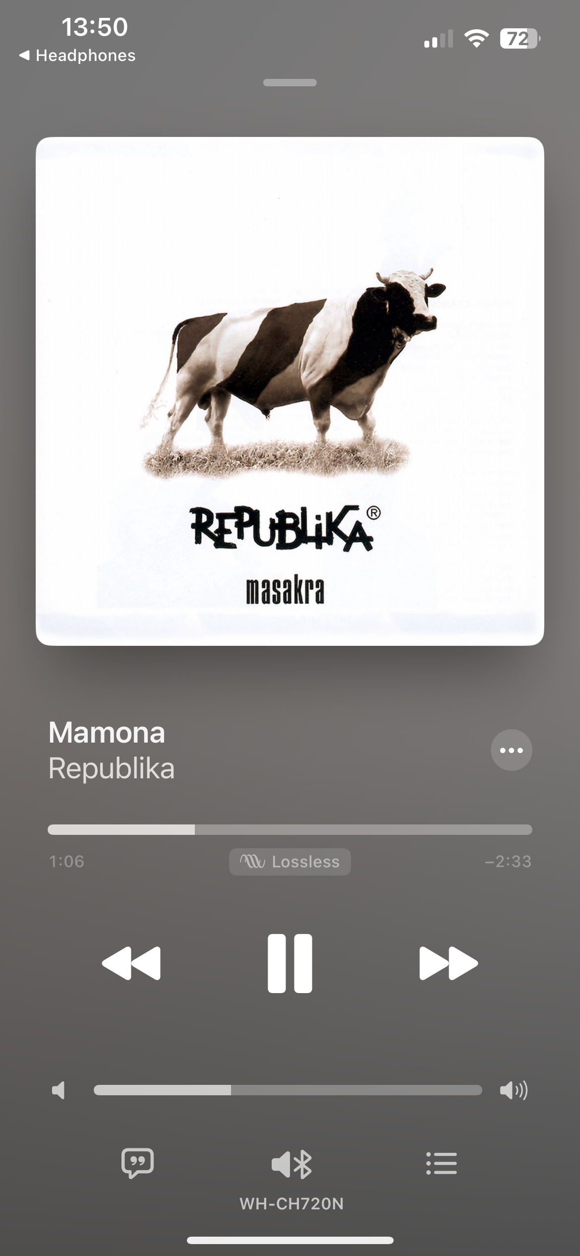 Sony WH-CN720N screenshot