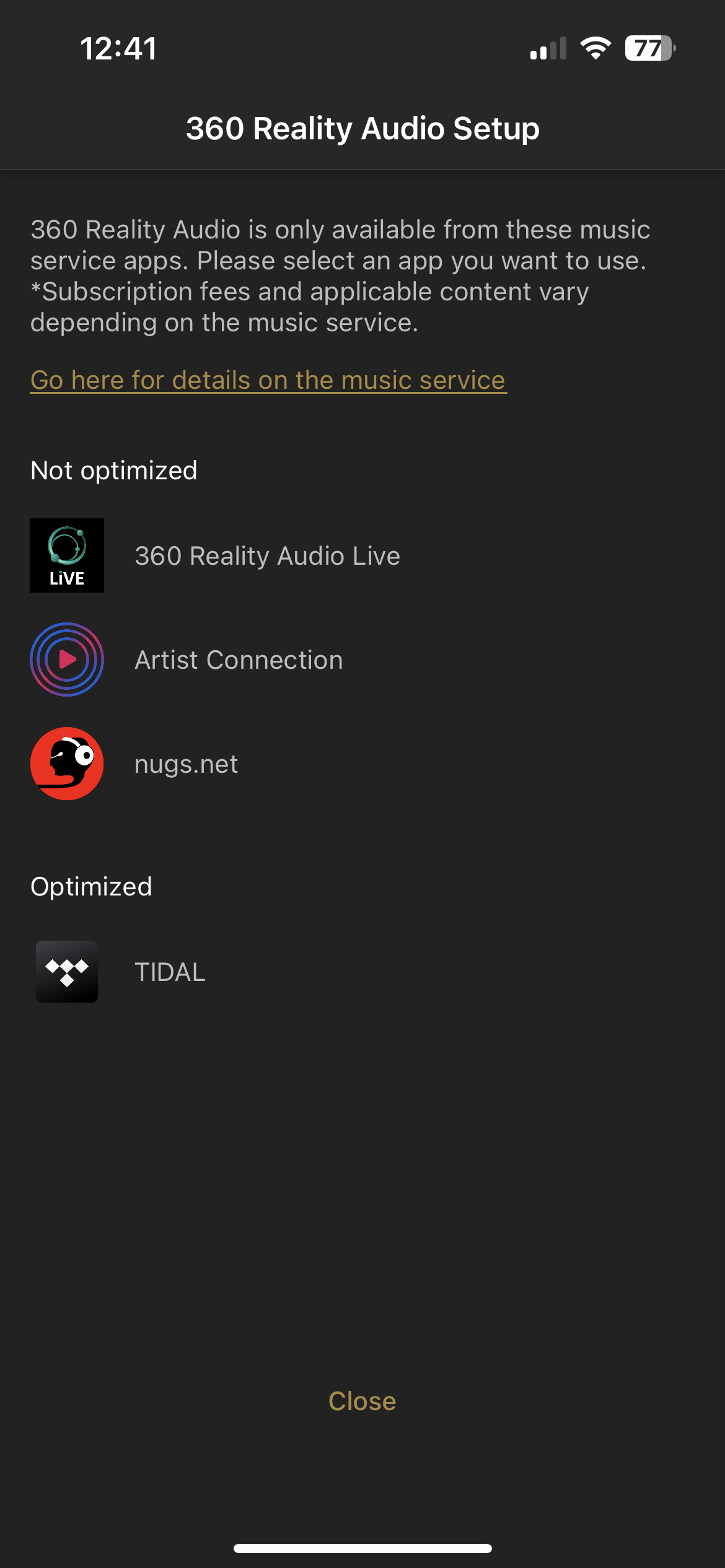 Sony WH-CN720N screenshot