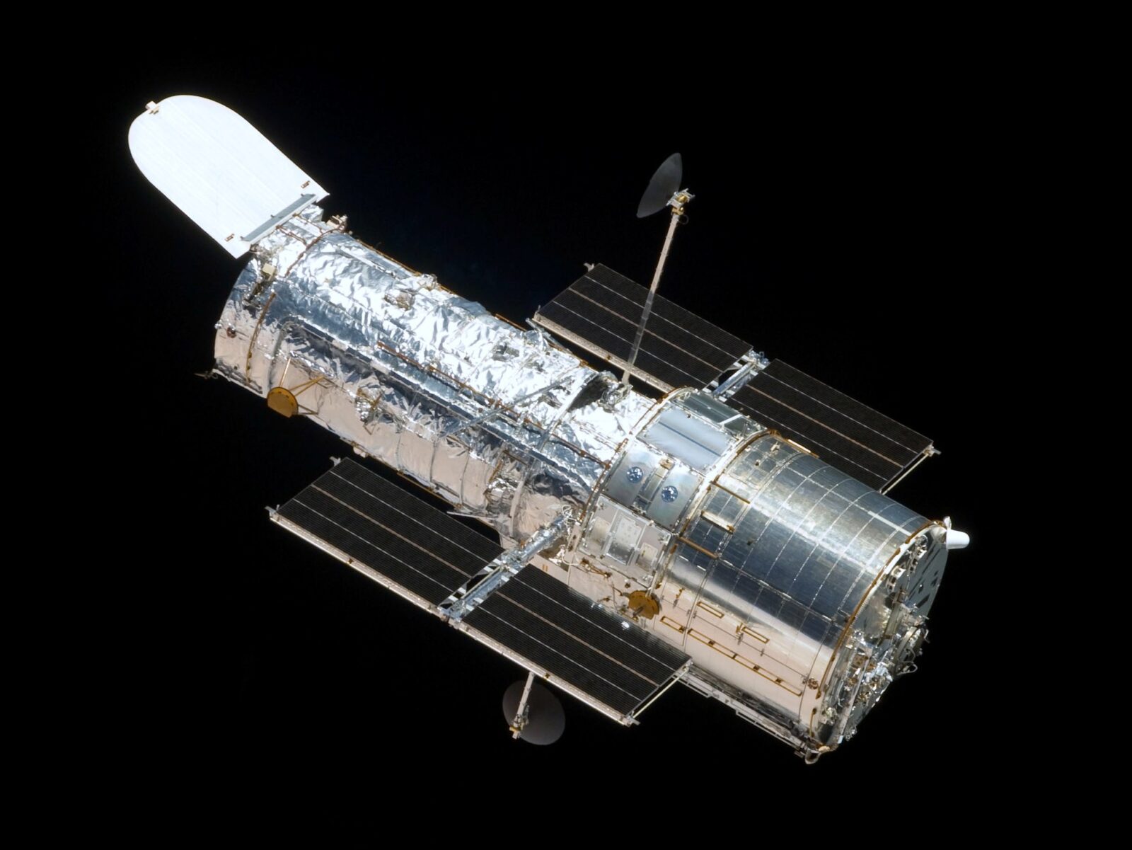 The Hubble Telescope looked into the microscope.  The effects are breathtaking