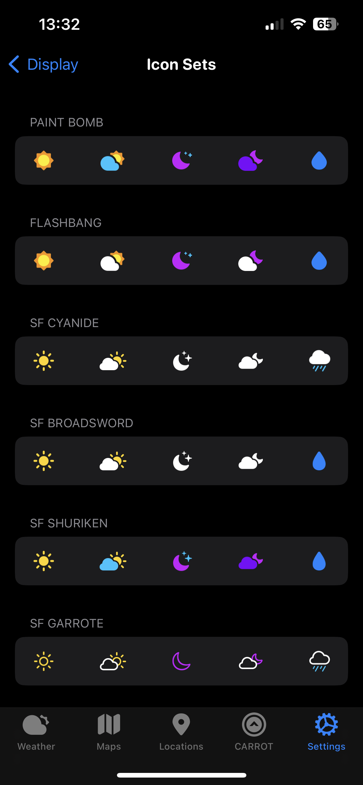 Carrot Weather