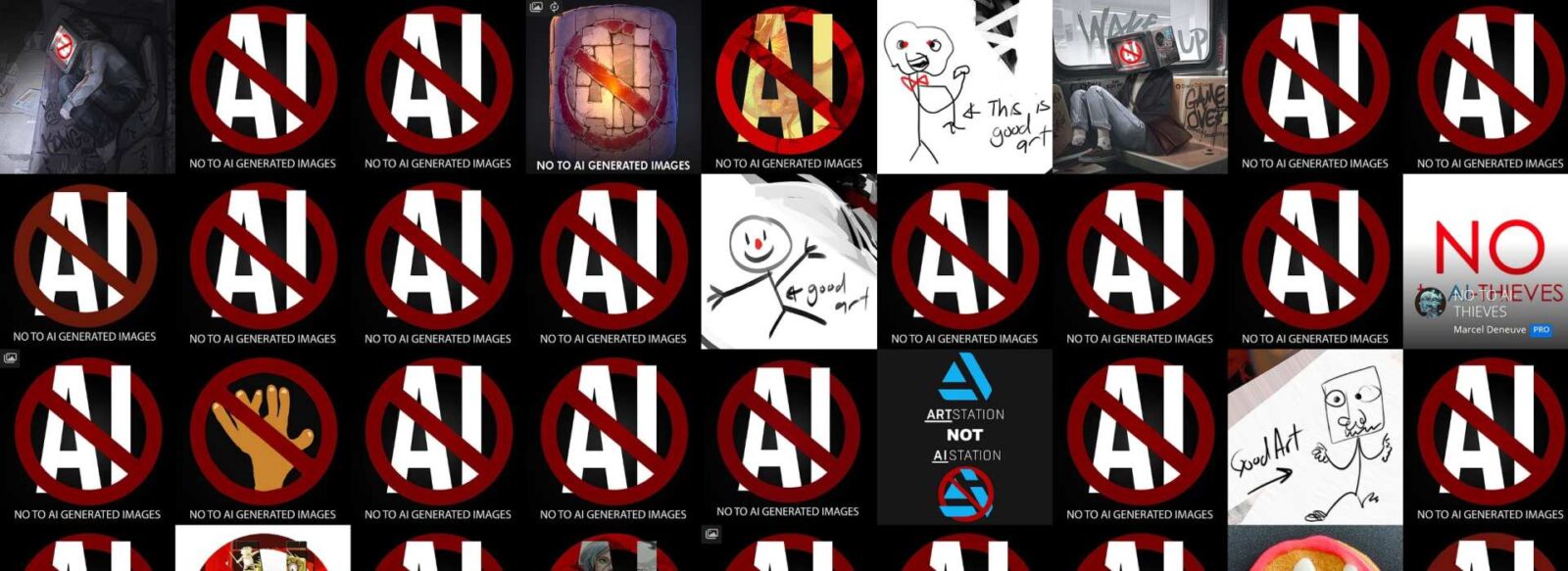 ArtStation sprzeciw wobec AI