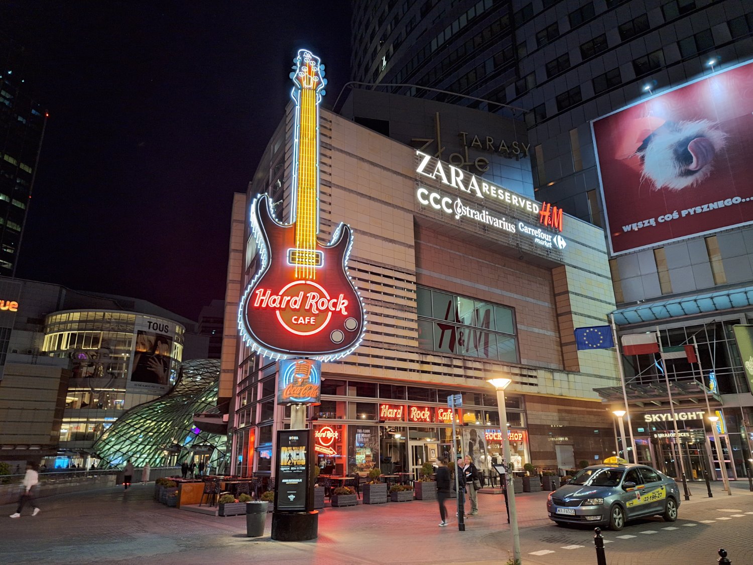 Samsung Galaxy A54 5G - zdjęcie w trybie nocnym, obiektyw główny