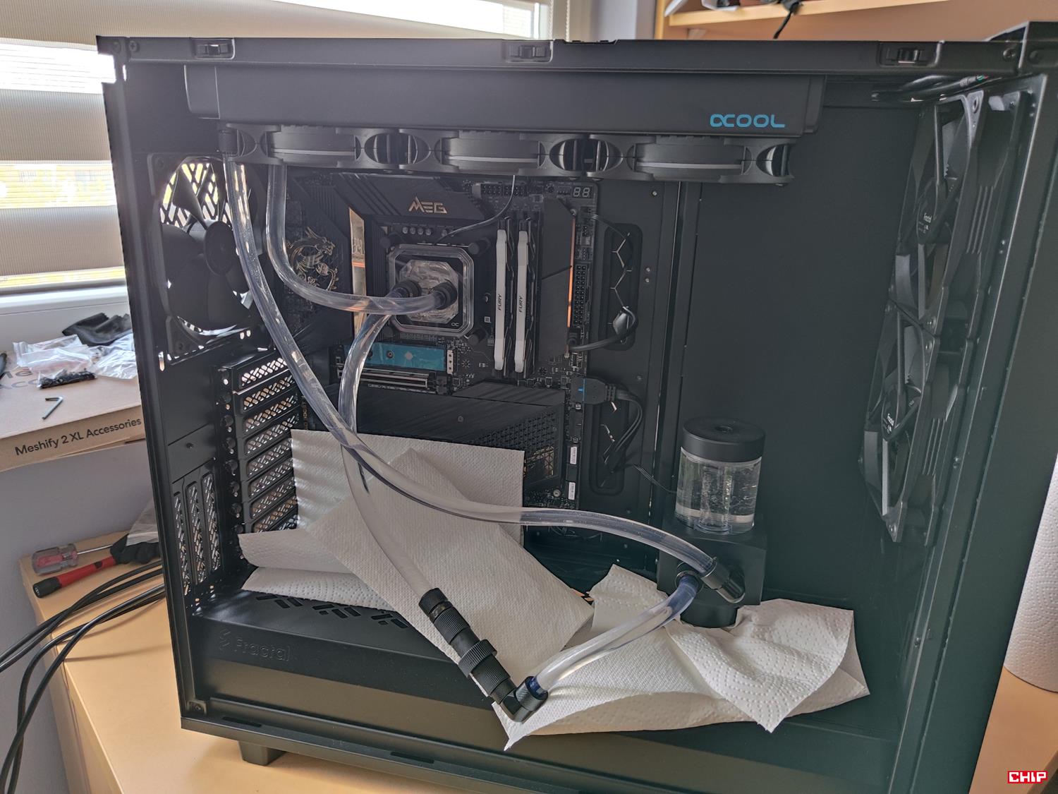 test Alphacool Core Storm 360 mm XT45, recenzja Alphacool Core Storm 360 mm XT45, opinia Alphacool Core Storm 360 mm XT45