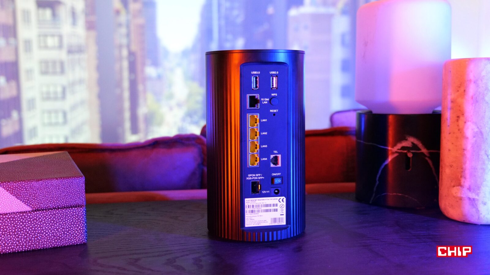 Router Play BOX NET z tyłu