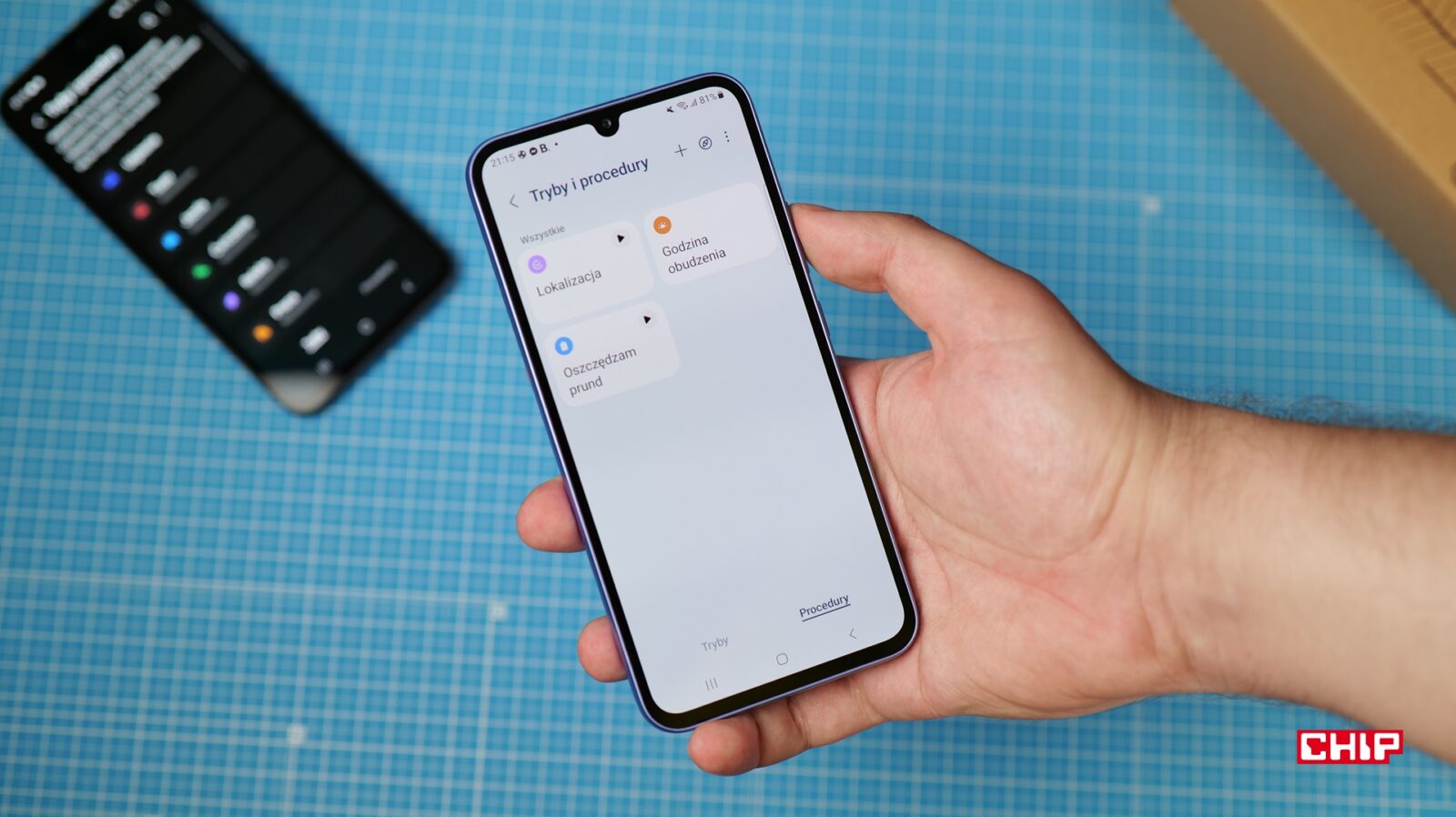 Tryby i procedury - lista procedur