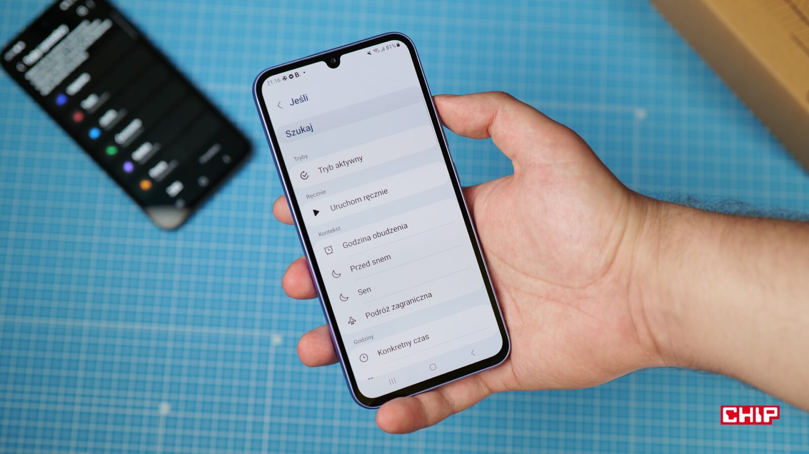 Tryb ustawiania procedur