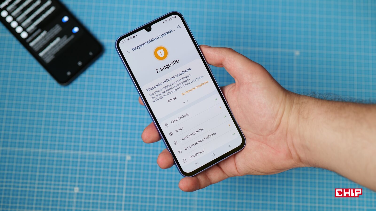 Ustawienia bezpieczeństwa i prywatności