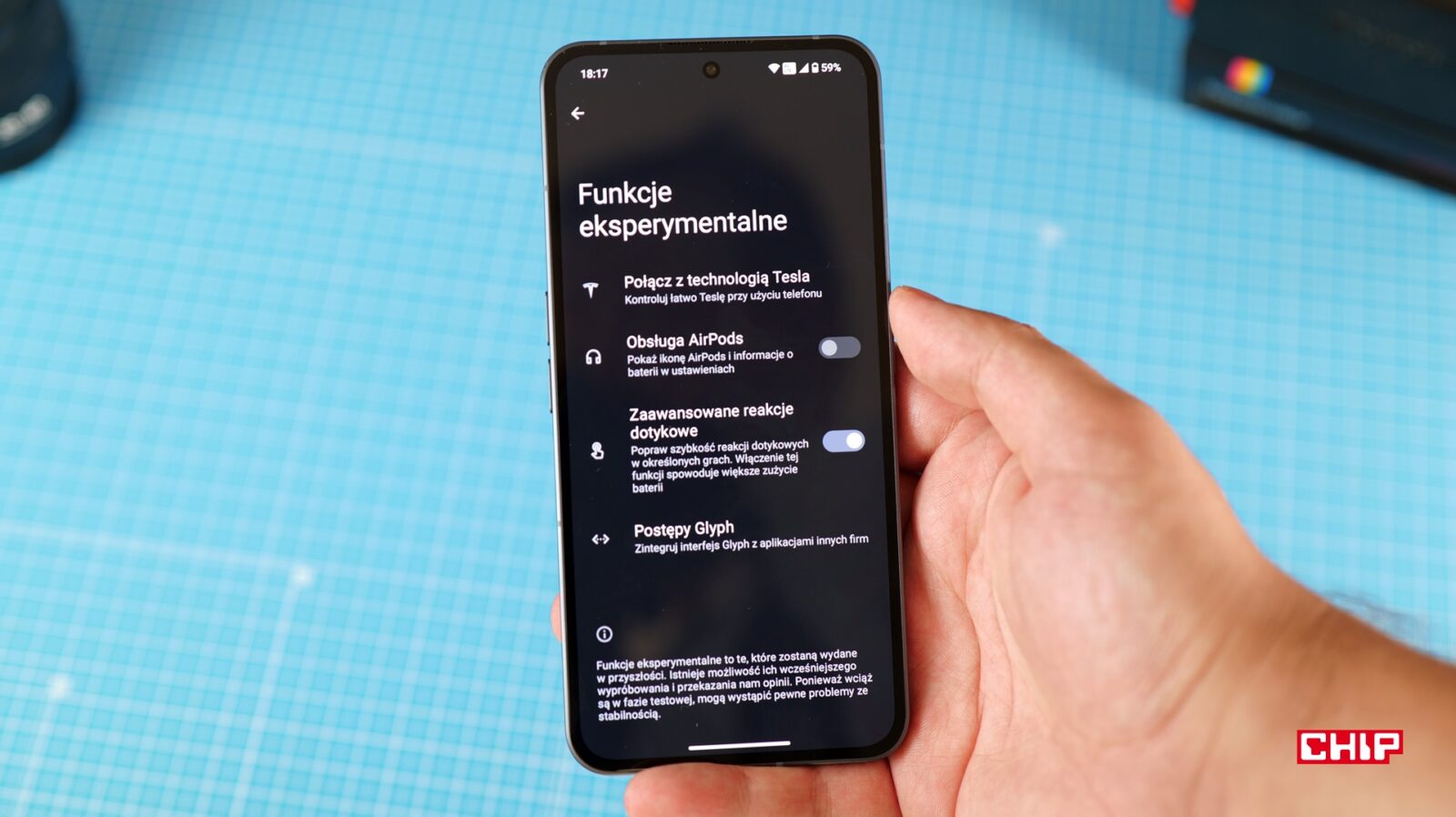 Funkcje eksperymentalne