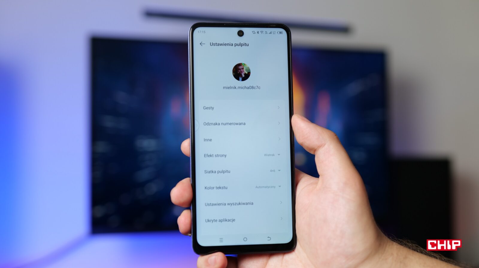 Ustawienia ekranu głównego Tecno Spark 10 Pro