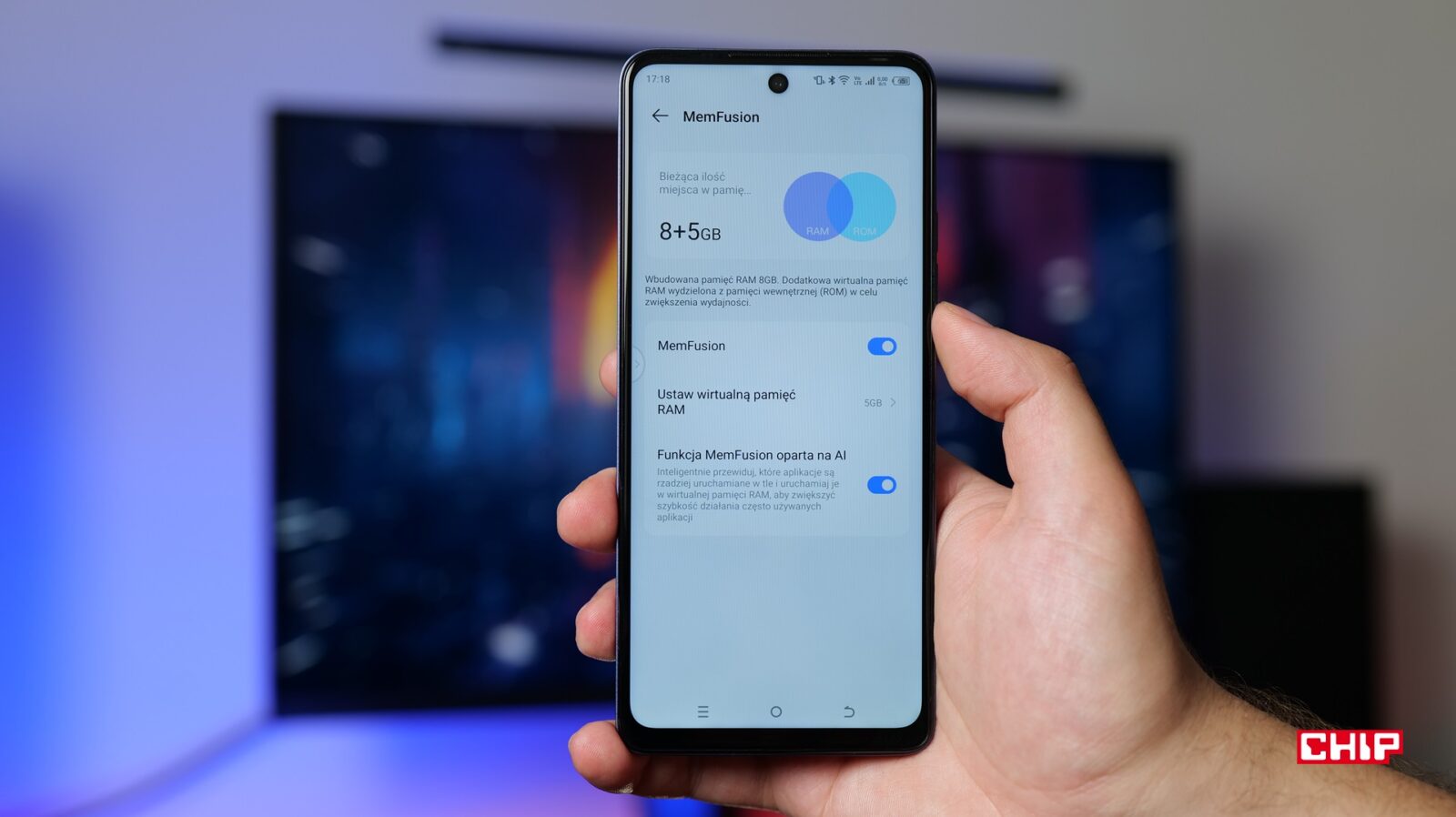 Dodawanie pamięci operacyjnej w ramach MemFusion