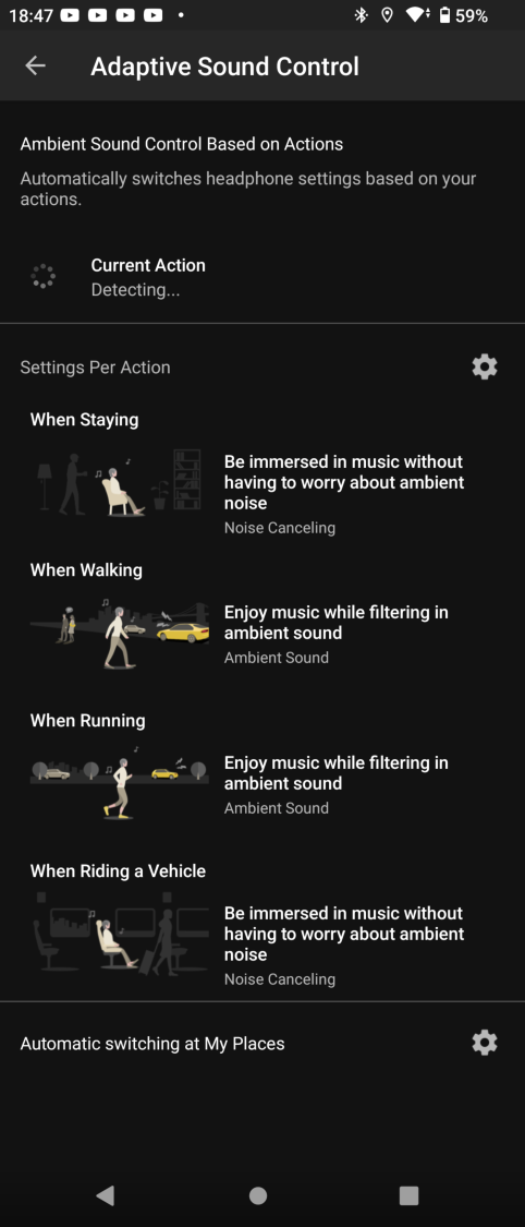 Adaptive Sound Control
