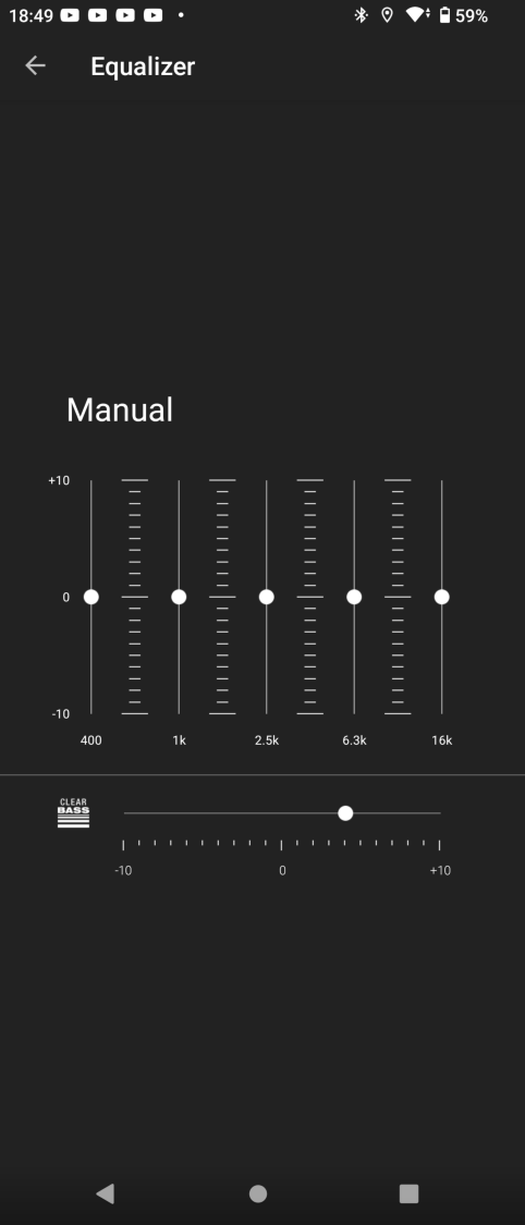 Korektor w aplikacji Headphones