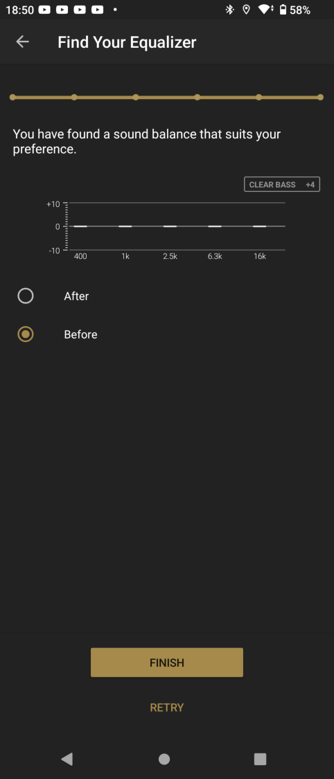 Propozycja ustawień korektora