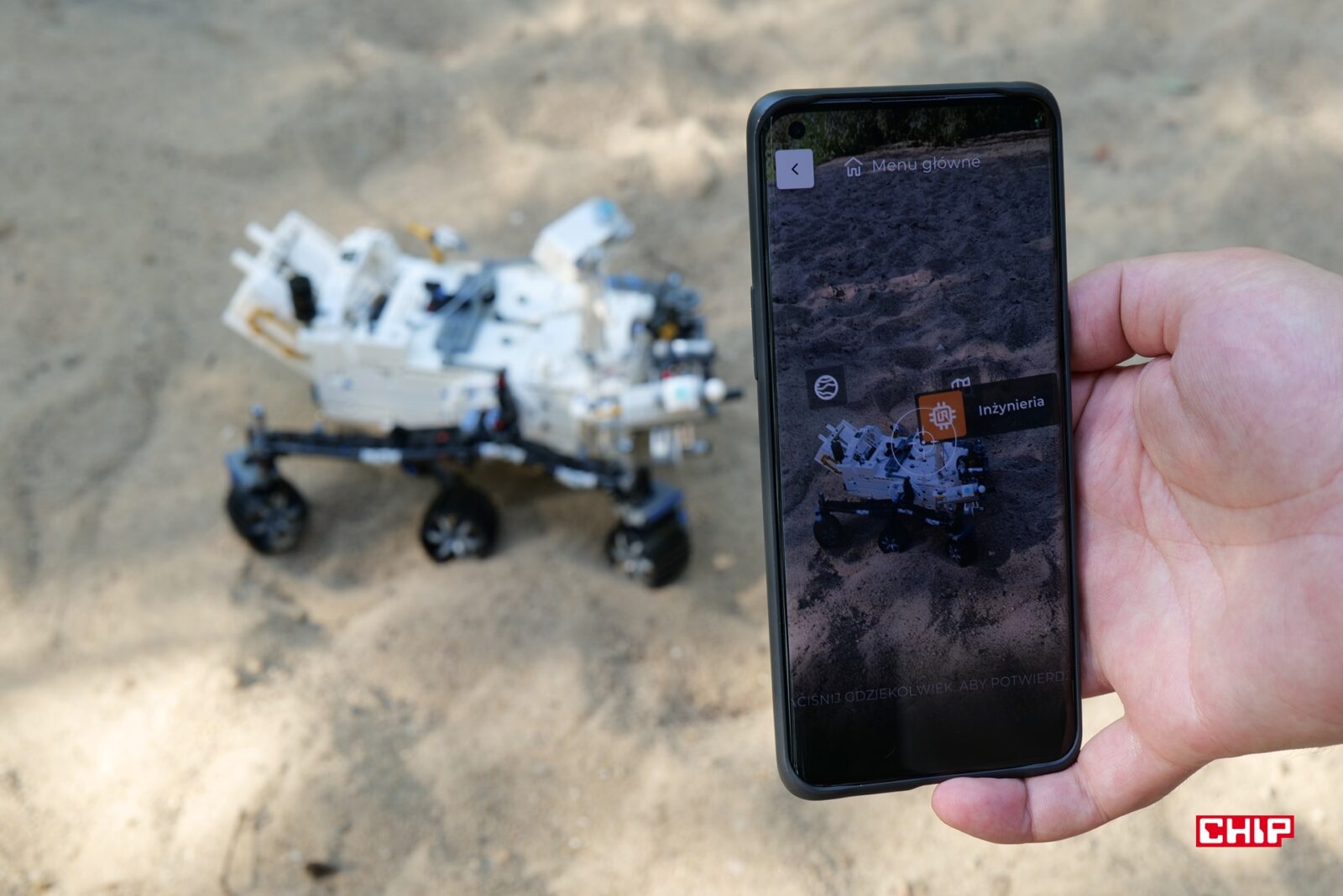 LEGO Perseverance w aplikacji Technic AR