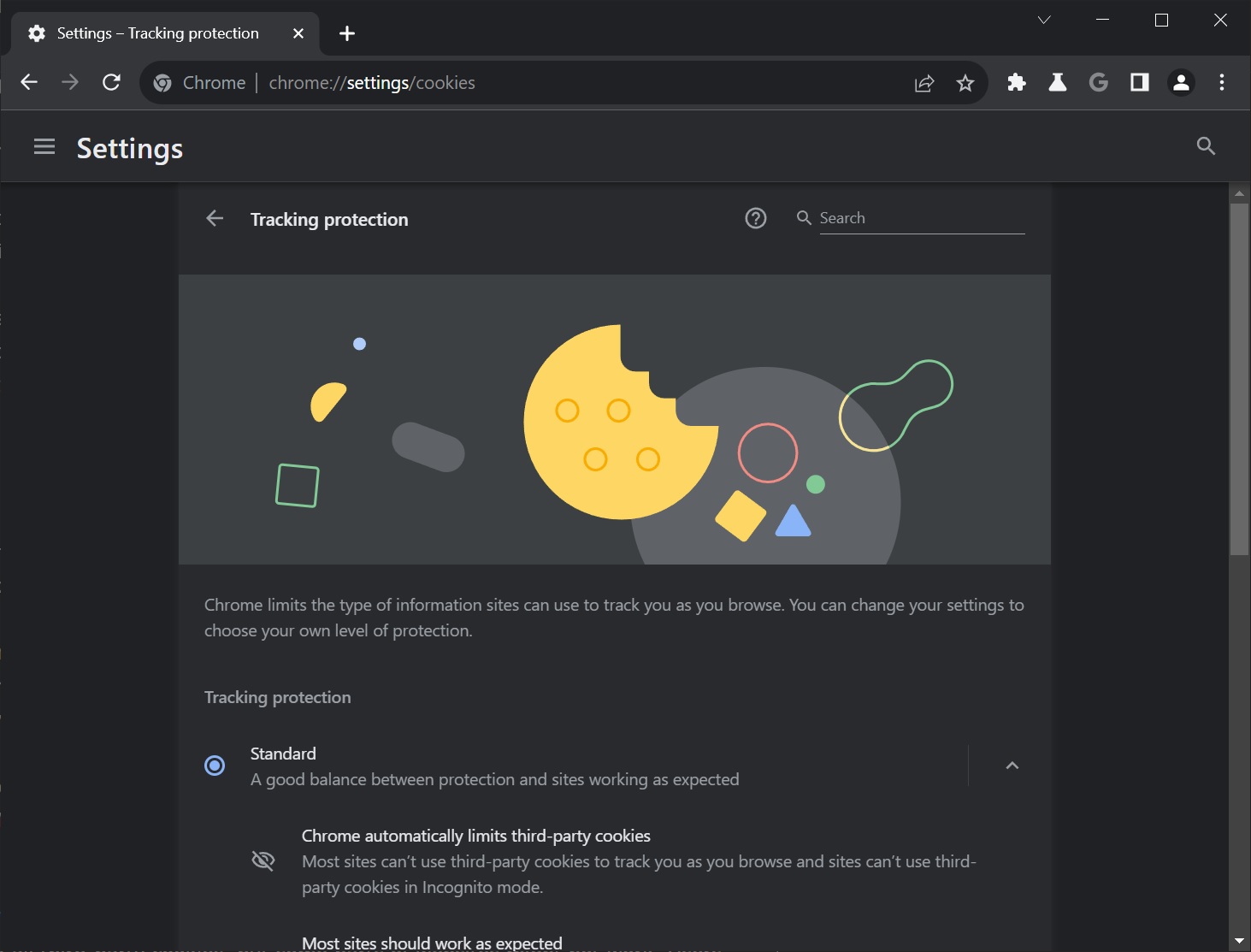 Chrome third-party cookie domain tracking