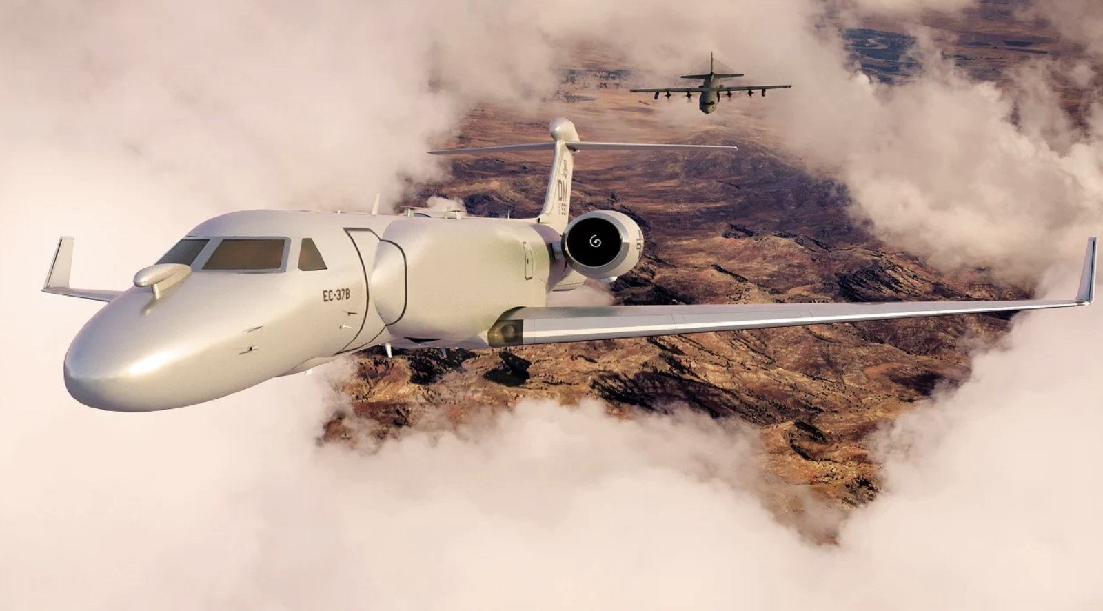 Pierwszy EC-37B Compass Call dostarczony. Bez takiego samolotu nie ...