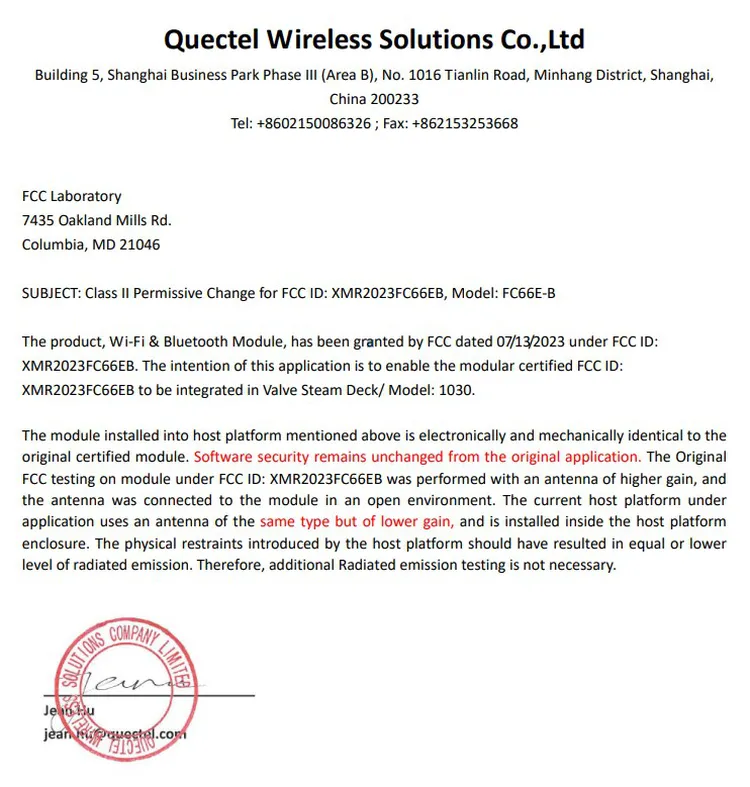 Quectel - dostawca modułów do nowego Steam Decka