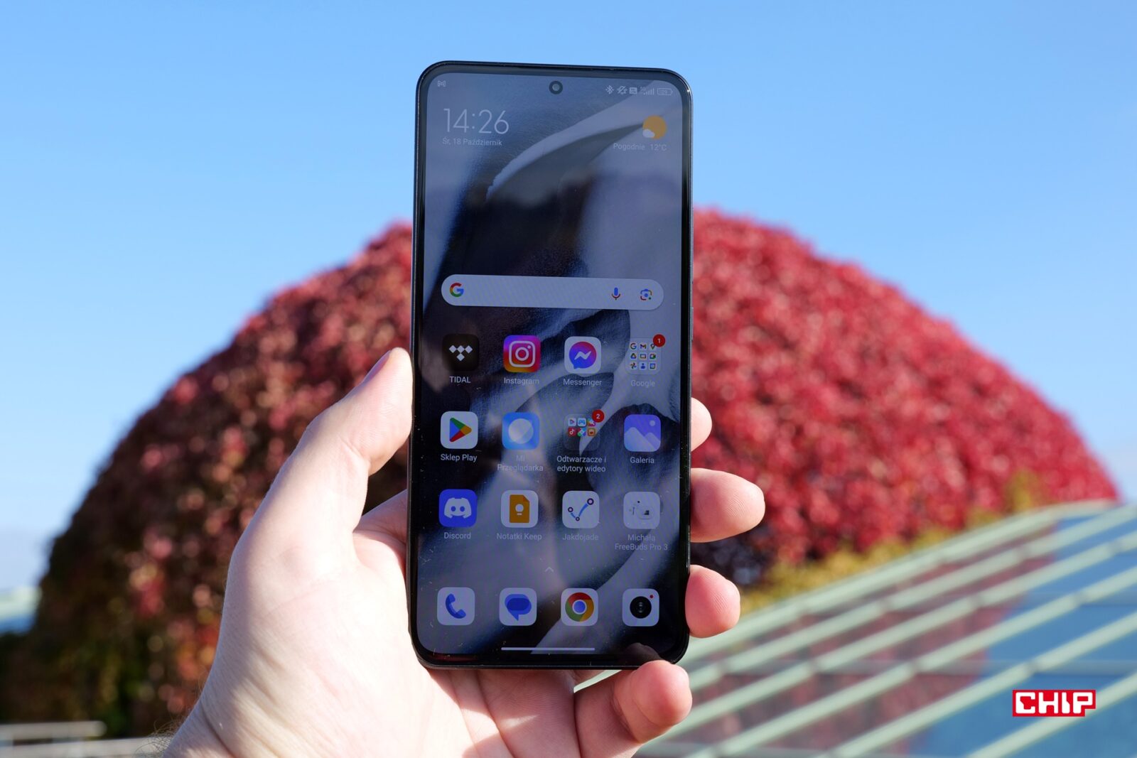 Ekran Xiaomi 13T w słońcu