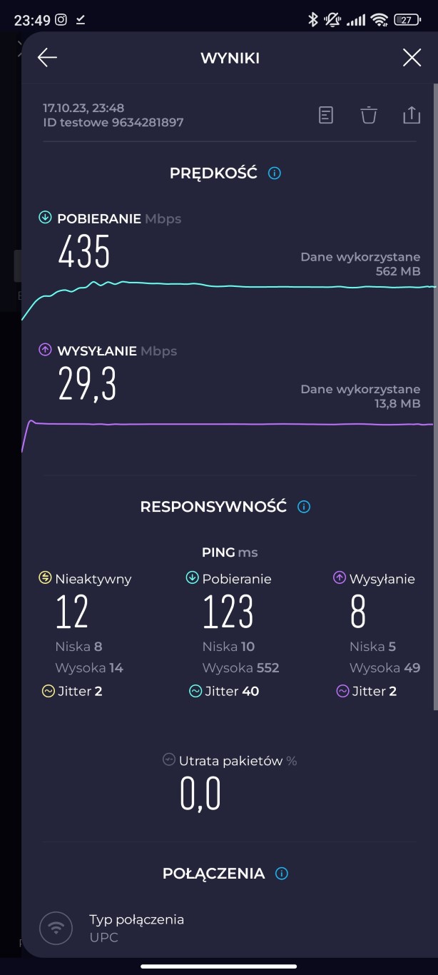 Xiaomi 13T - SpeedTest
