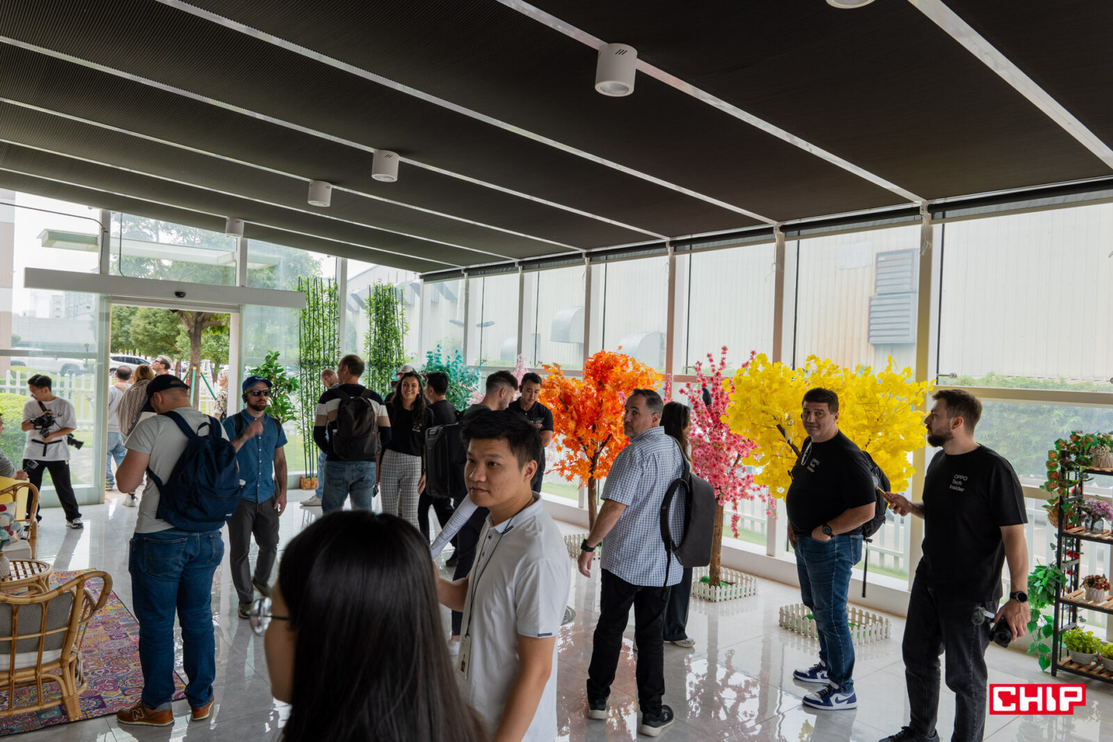 szklana przestrzeń laboratorium Dongguan