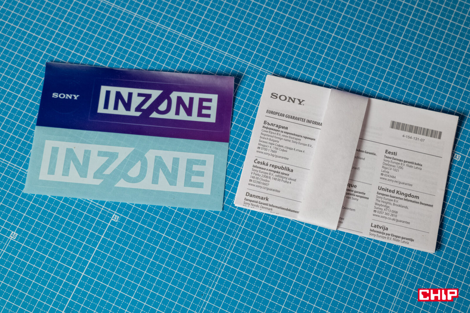 Naklejki z zestawu Inzone H5