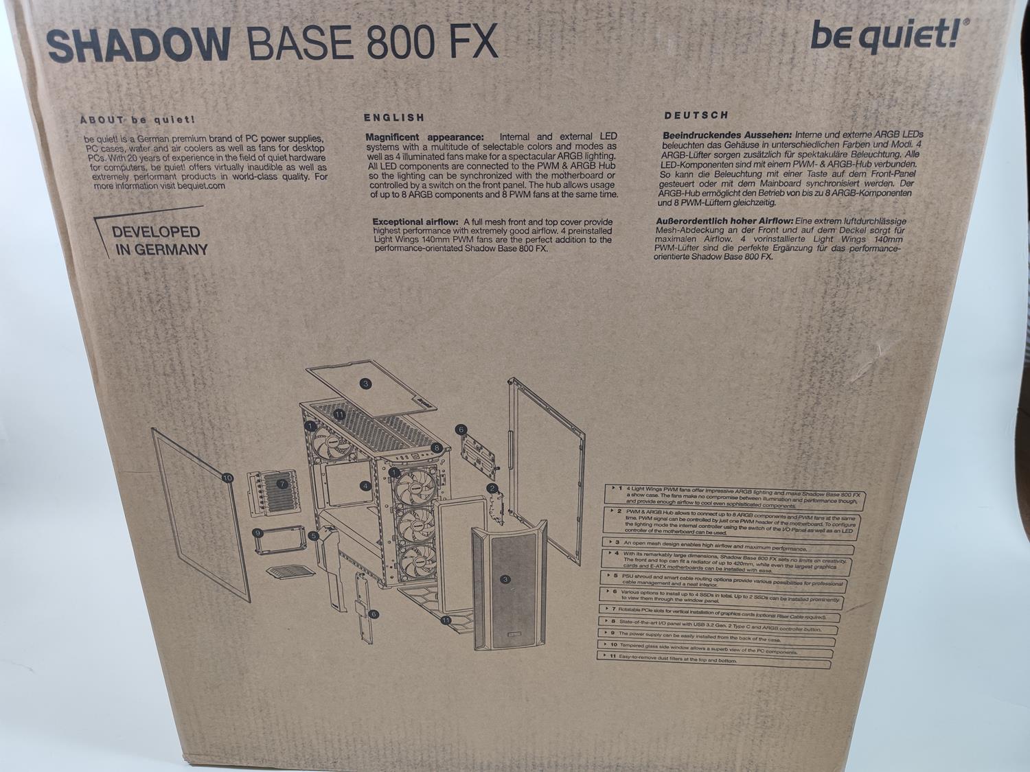 test be quiet! Shadow Base 800 FX, recenzja be quiet! Shadow Base 800 FX, opinia be quiet! Shadow Base 800 FX