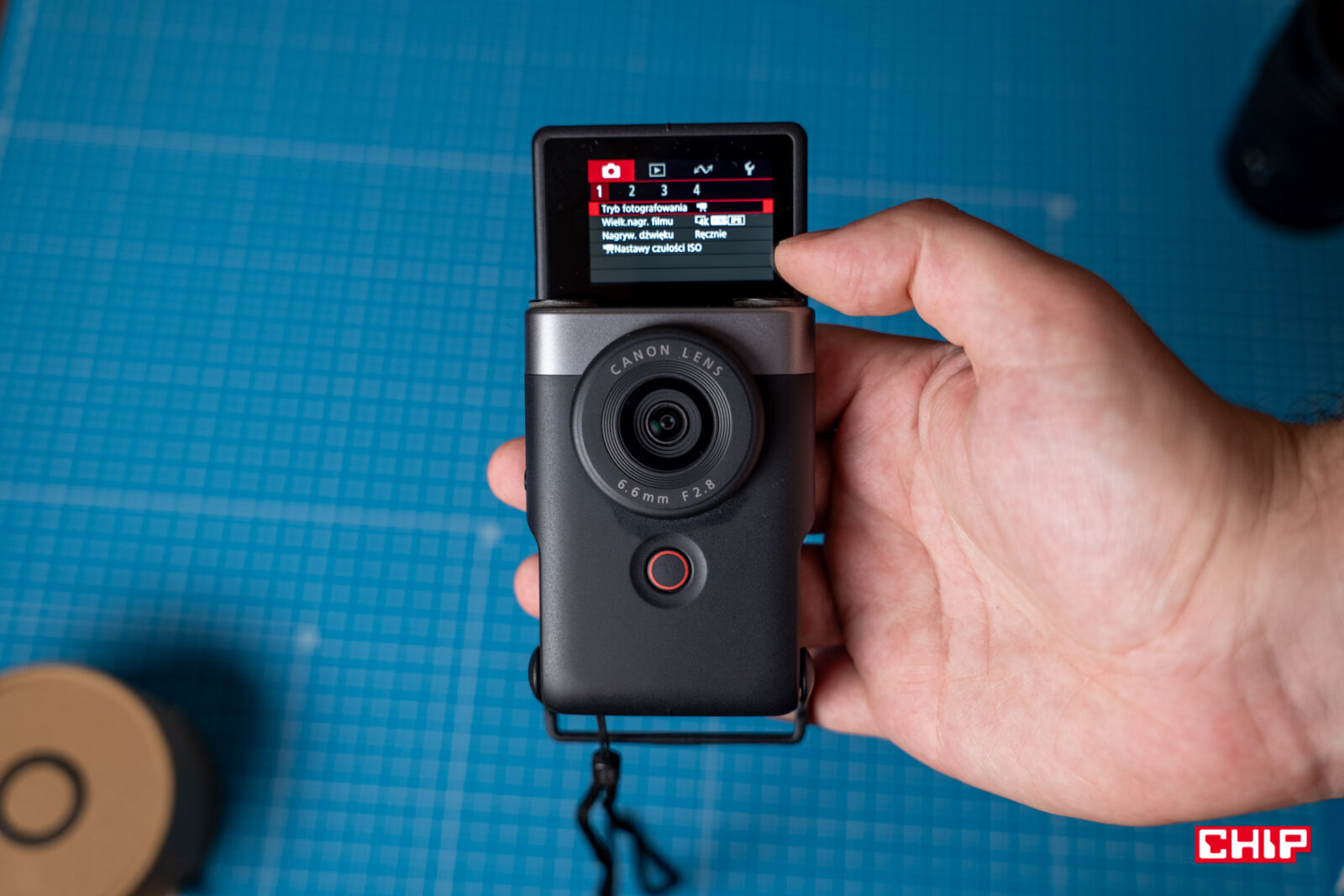 Ustawienia Canon PowerShot V10