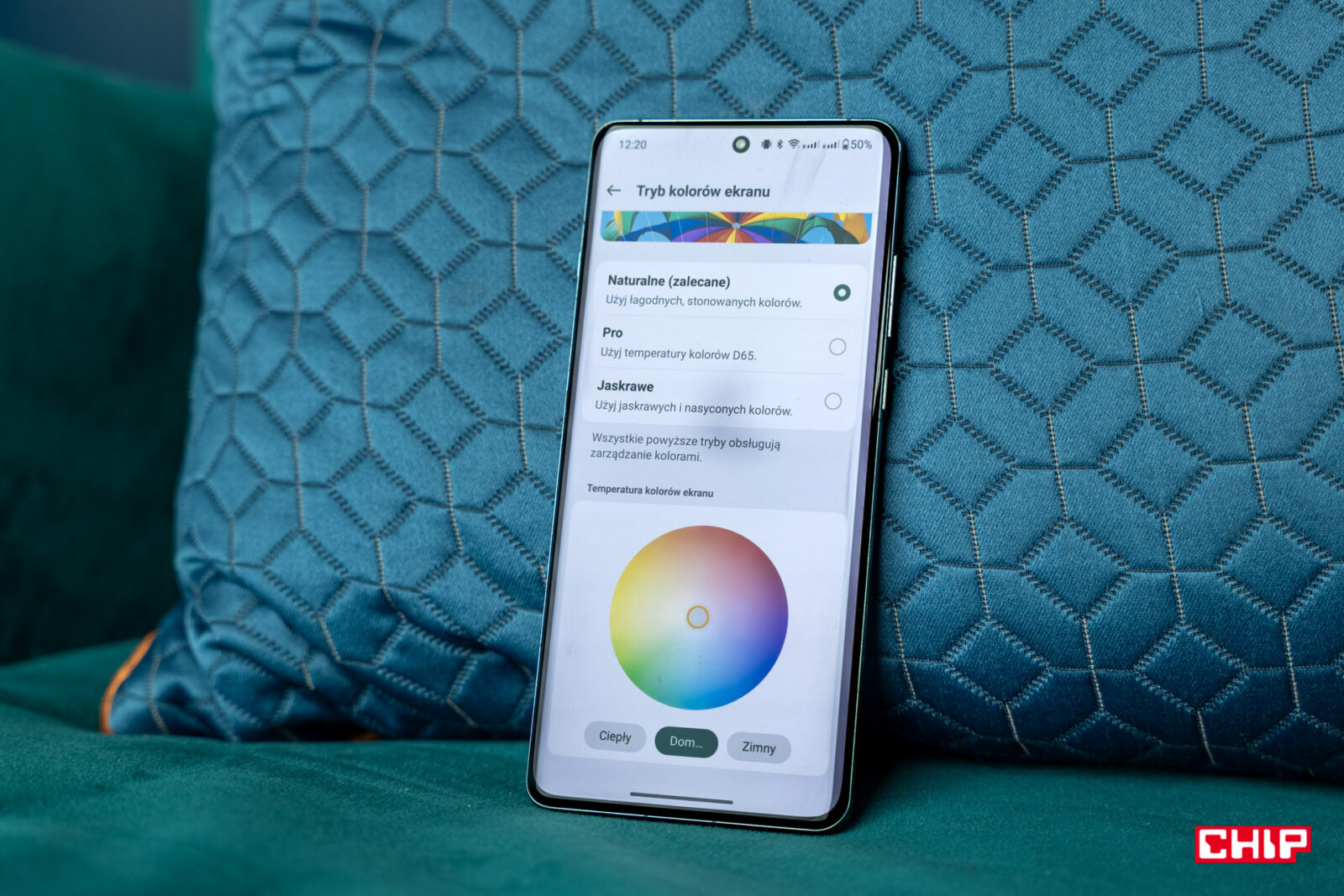 OnePlus 12 - Ustawienia kolorów ekranu