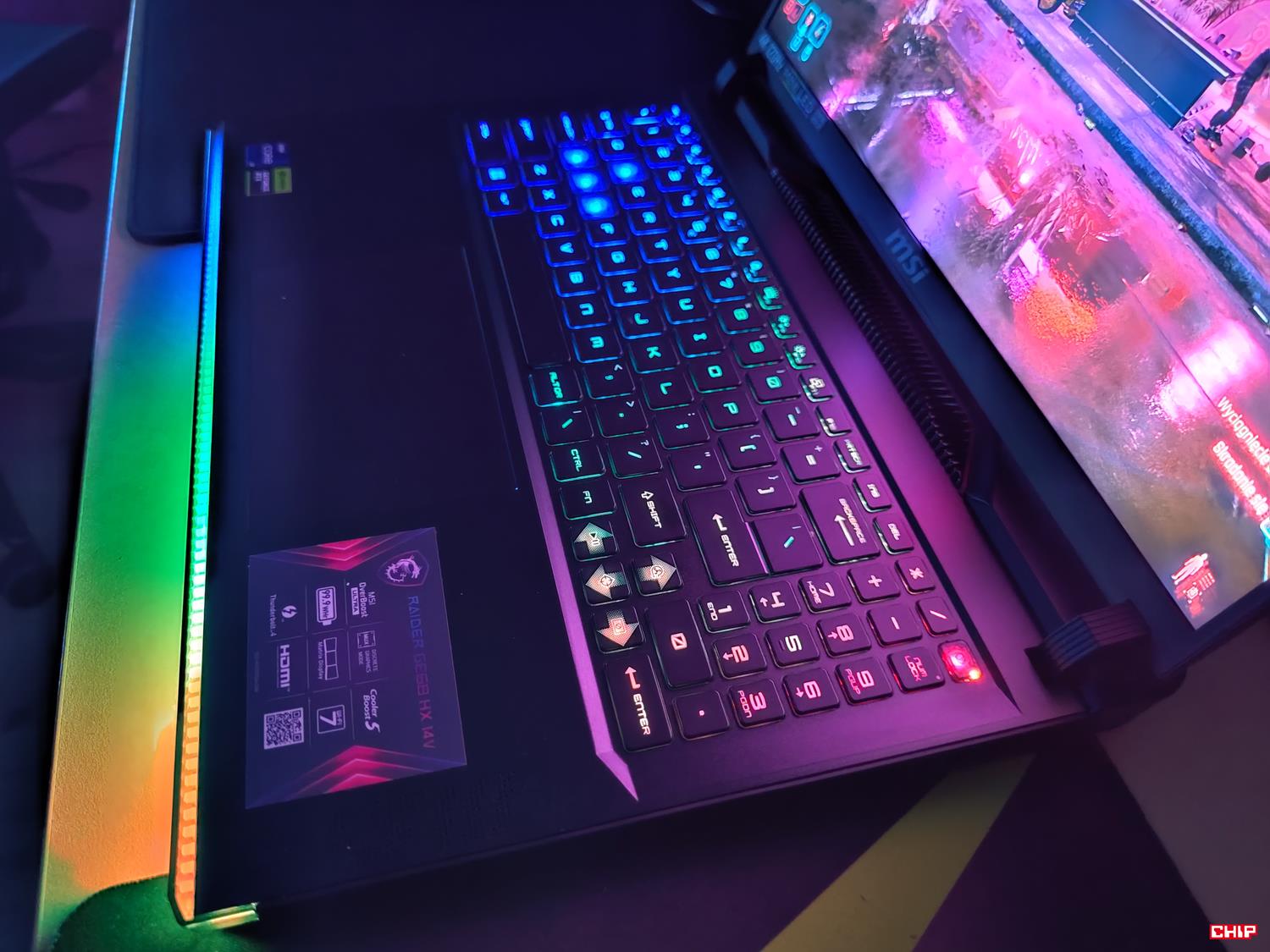 test MSI Raider GE68 HX 14V, recenzja MSI Raider GE68 HX 14V, opinia MSI Raider GE68 HX 14V