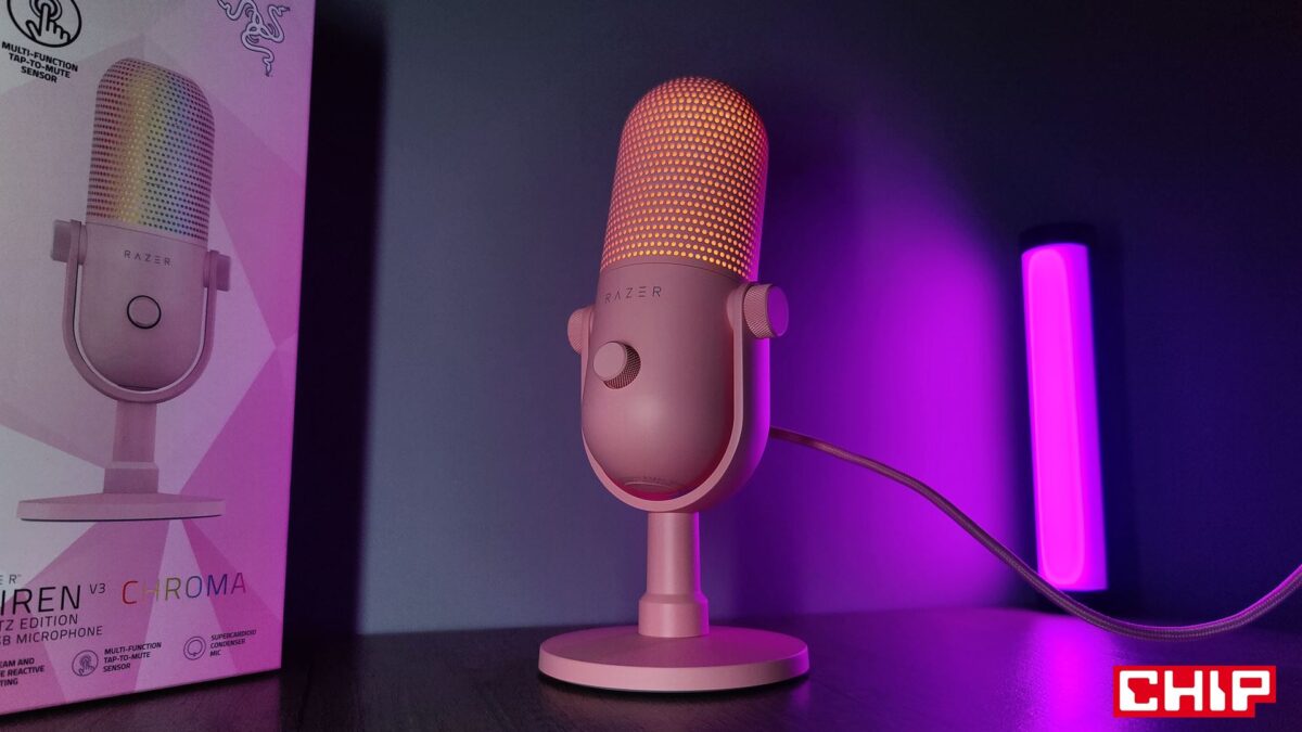 Test mikrofonu Razer Seiren V3 Chroma Quartz Edition. Czy fenomenalne brzmienie idzie w parze z wyglądem?