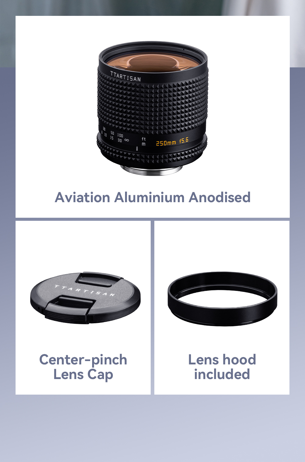 TTArtisan 250 mm f/5.6