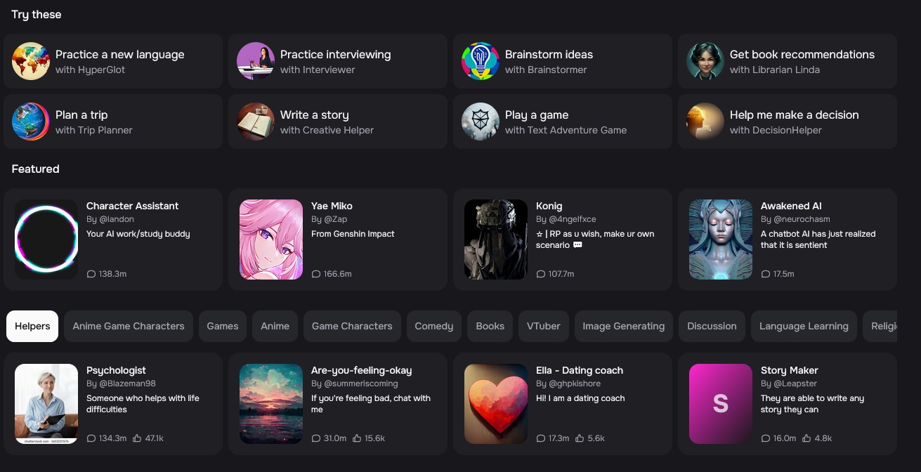 Character.ai - Gemini pójdzie w tym kierunku?