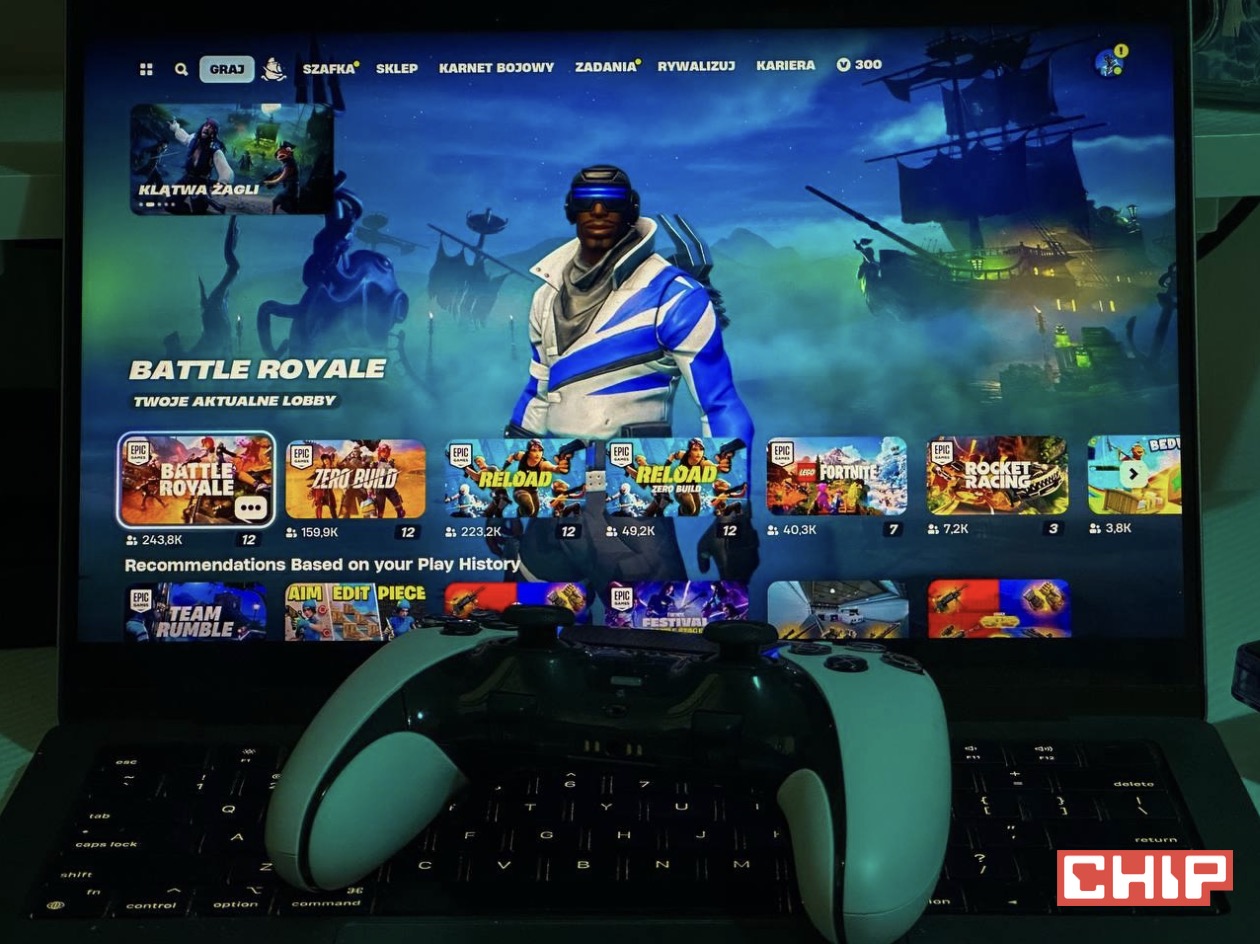 Amazon Luna MacBook DualSense Edge