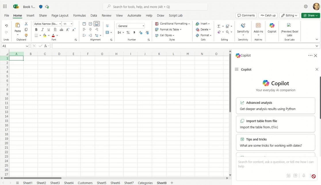 Copilot Excel współpracuje z innymi plikami Office