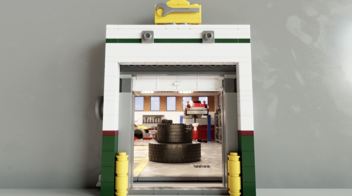 LEGO opony recykling