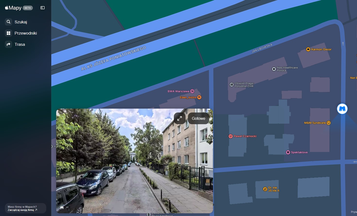 Mapy Apple - Rozejrzyj się