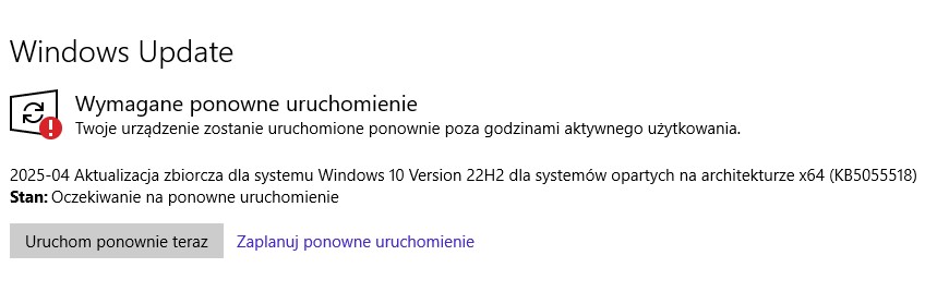 Windows 10 aktualizacja