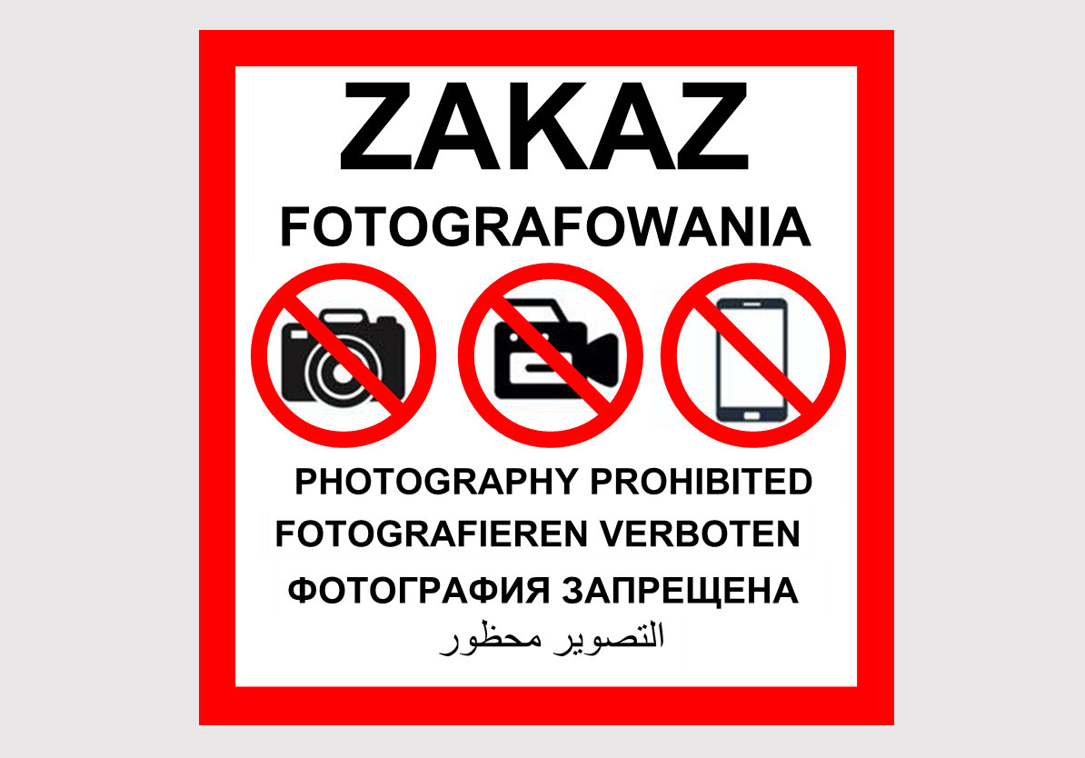 Zakaz fotografowania