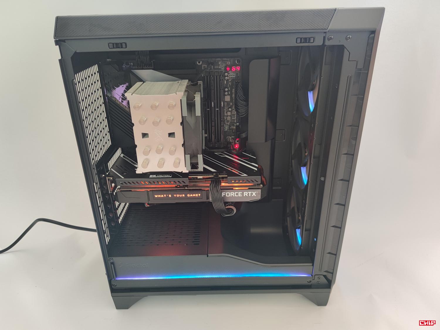 test Fractal Design Meshify 3 Ambience Pro RGB Black TG Light Tint, recenzja Fractal Design Meshify 3 Ambience Pro RGB Black TG Light Tint, opinia Fractal Design Meshify 3 Ambience Pro RGB Black TG Light Tint