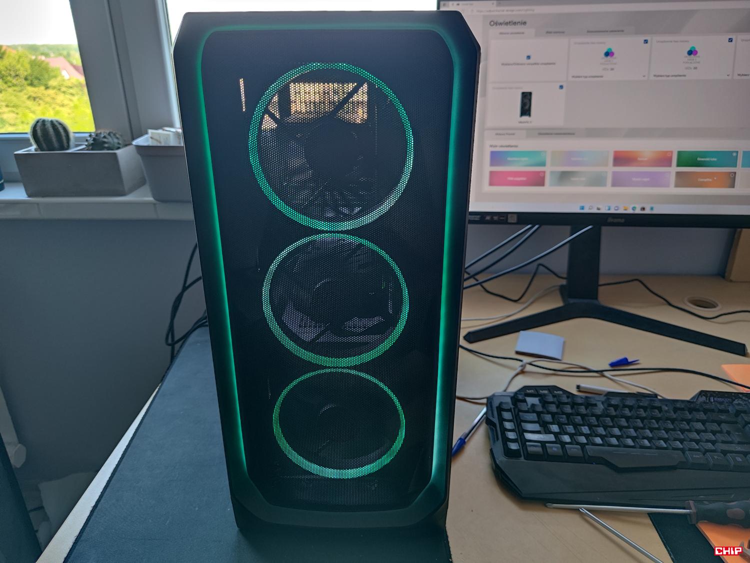 test Fractal Design Meshify 3 Ambience Pro RGB Black TG Light Tint, recenzja Fractal Design Meshify 3 Ambience Pro RGB Black TG Light Tint, opinia Fractal Design Meshify 3 Ambience Pro RGB Black TG Light Tint