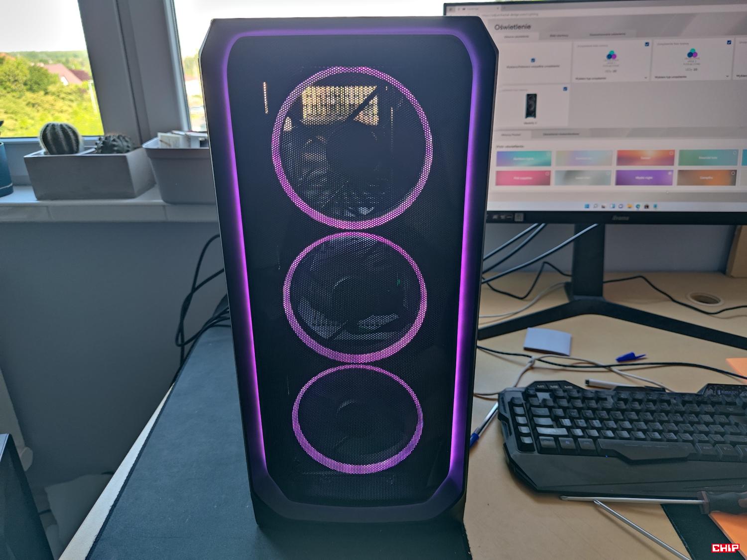 test Fractal Design Meshify 3 Ambience Pro RGB Black TG Light Tint, recenzja Fractal Design Meshify 3 Ambience Pro RGB Black TG Light Tint, opinia Fractal Design Meshify 3 Ambience Pro RGB Black TG Light Tint