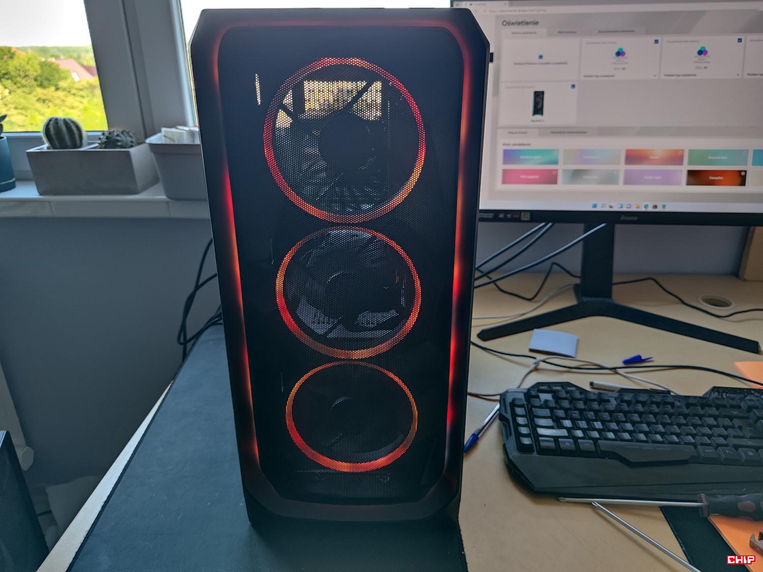 test Fractal Design Meshify 3 Ambience Pro RGB Black TG Light Tint, recenzja Fractal Design Meshify 3 Ambience Pro RGB Black TG Light Tint, opinia Fractal Design Meshify 3 Ambience Pro RGB Black TG Light Tint