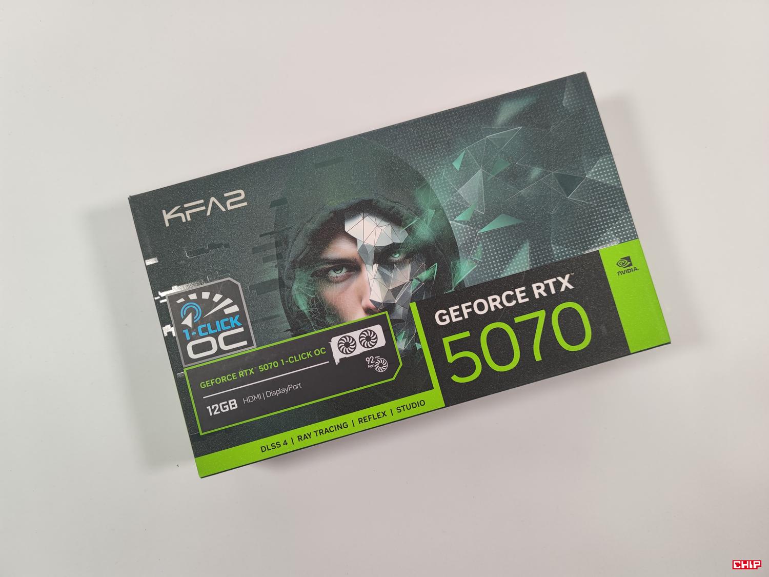 test KFA2 GeForce RTX 5070 1-Click OC, recenzja KFA2 GeForce RTX 5070 1-Click OC, opinia KFA2 GeForce RTX 5070 1-Click OC
