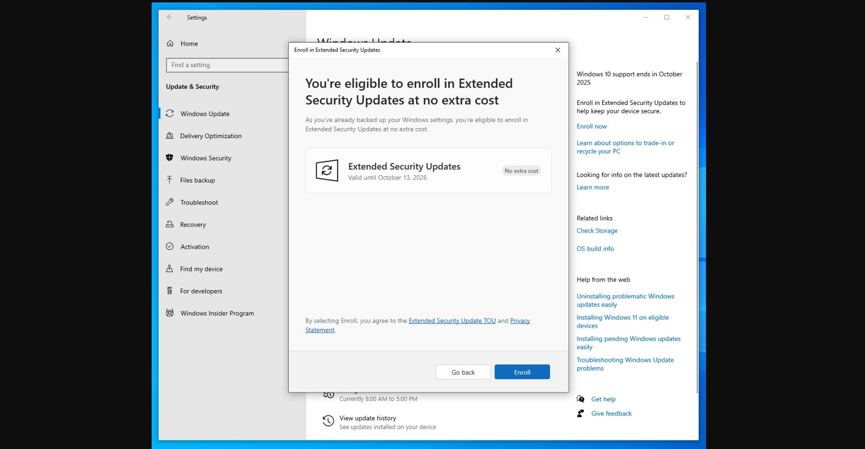 Czy można przedłużyć wsparcie dla Windows 10, jeśli maszyna nie spełnia wymagań Windows 11?