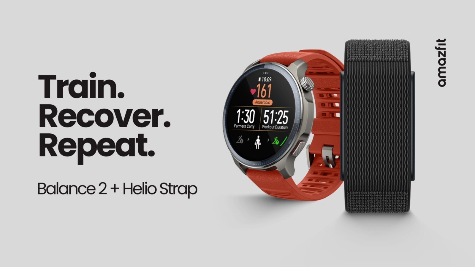 Amazfit przedstawia duet dla sportowców — Balance 2 i innowacyjny Helio Strap bez ekranu