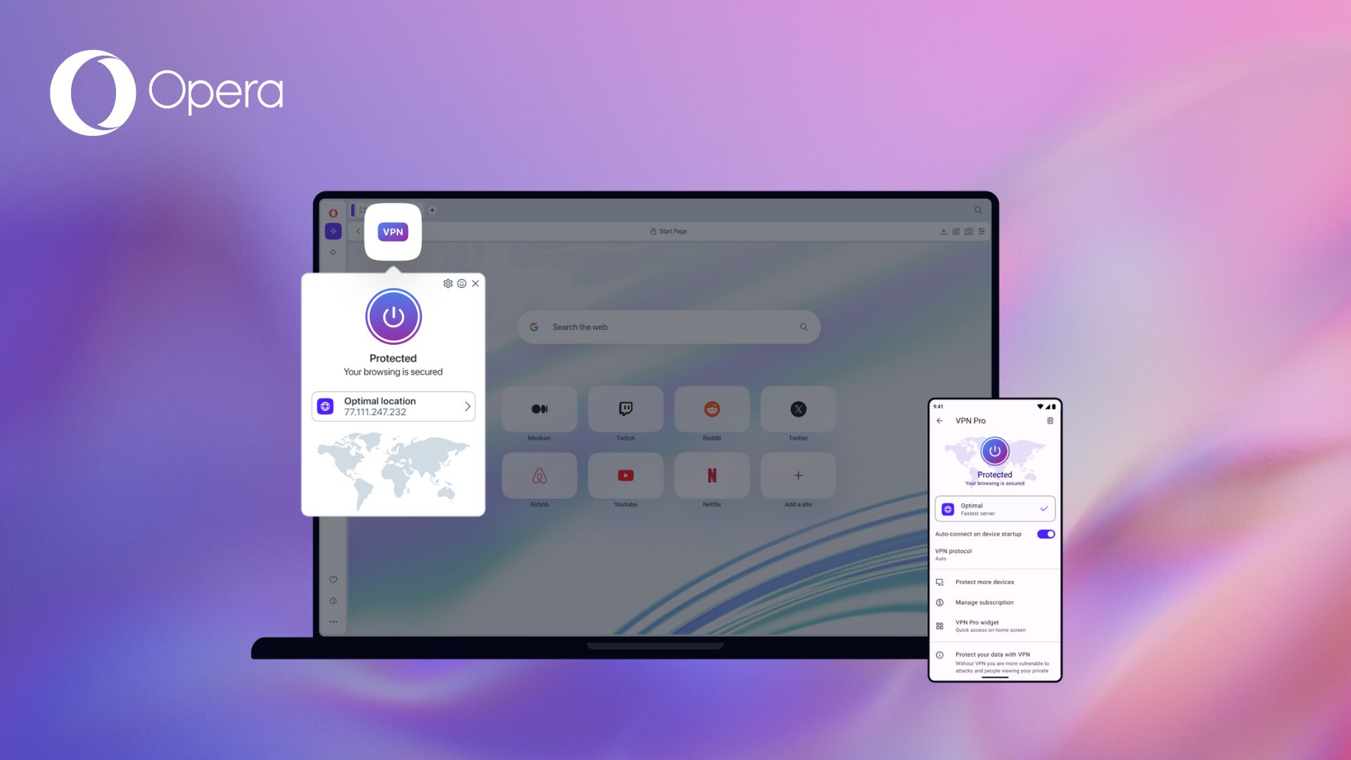Opera odświeża VPN Pro. Ma zapewniać lepszą ochronę i błyskawiczne prędkości