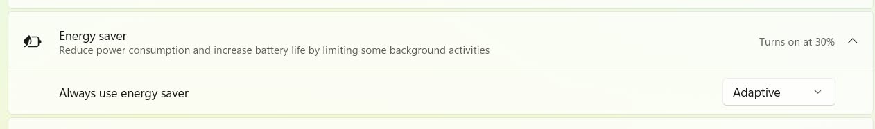 Tryb adaptacyjny w Windows 11