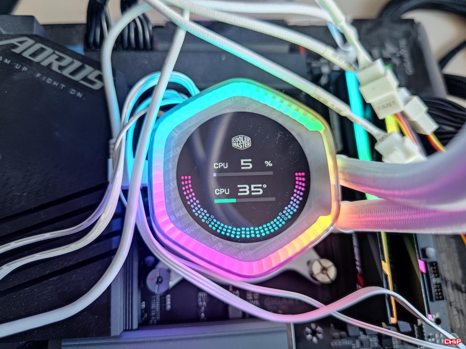 test Cooler Master MasterLiquid 360 ION White, recenzja Cooler Master MasterLiquid 360 ION White, opinia Cooler Master MasterLiquid 360 ION White