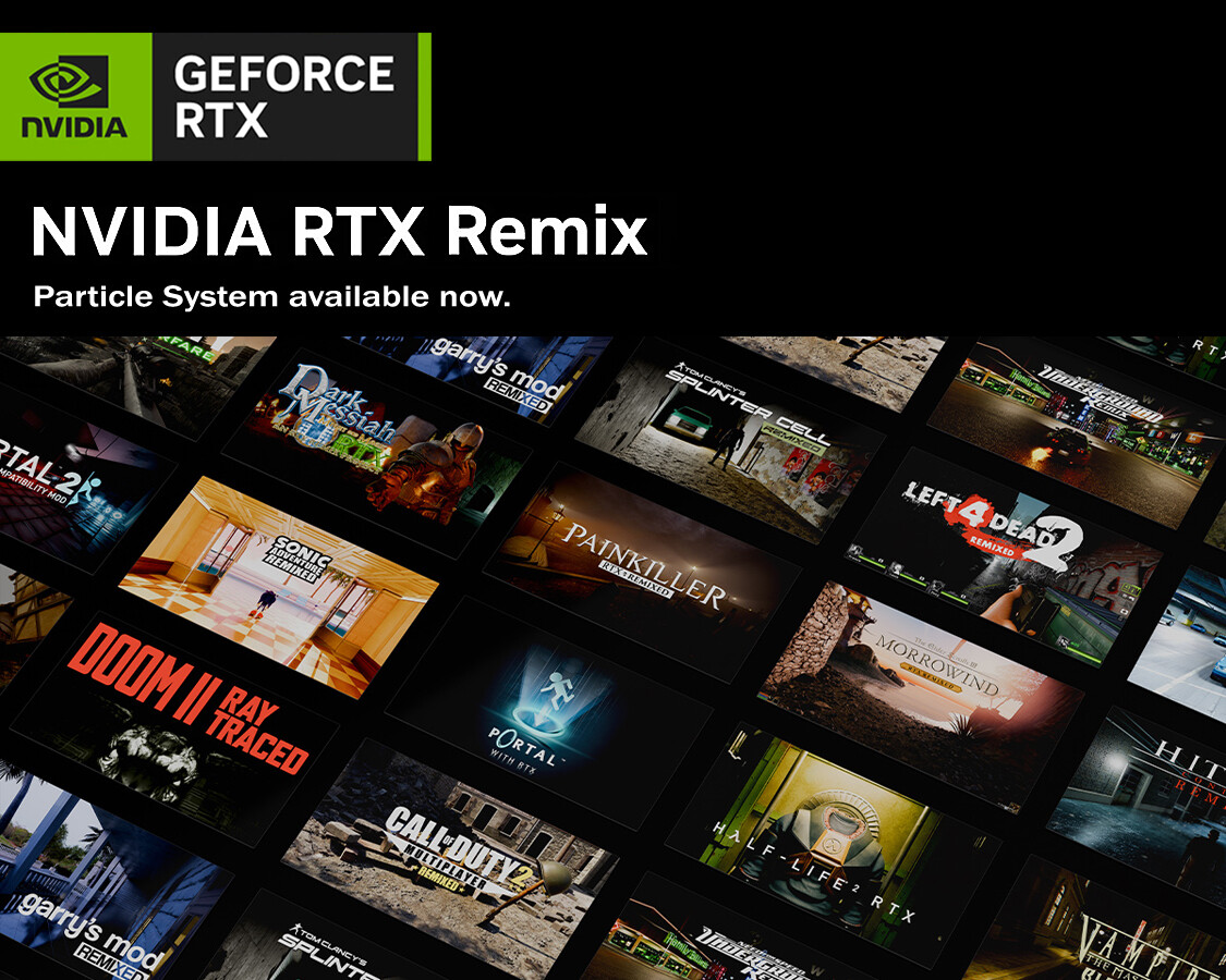 Nvidia RTX Remix z nowym systemem cząsteczek. Klasyczne gry zyskują nowoczesne efekty