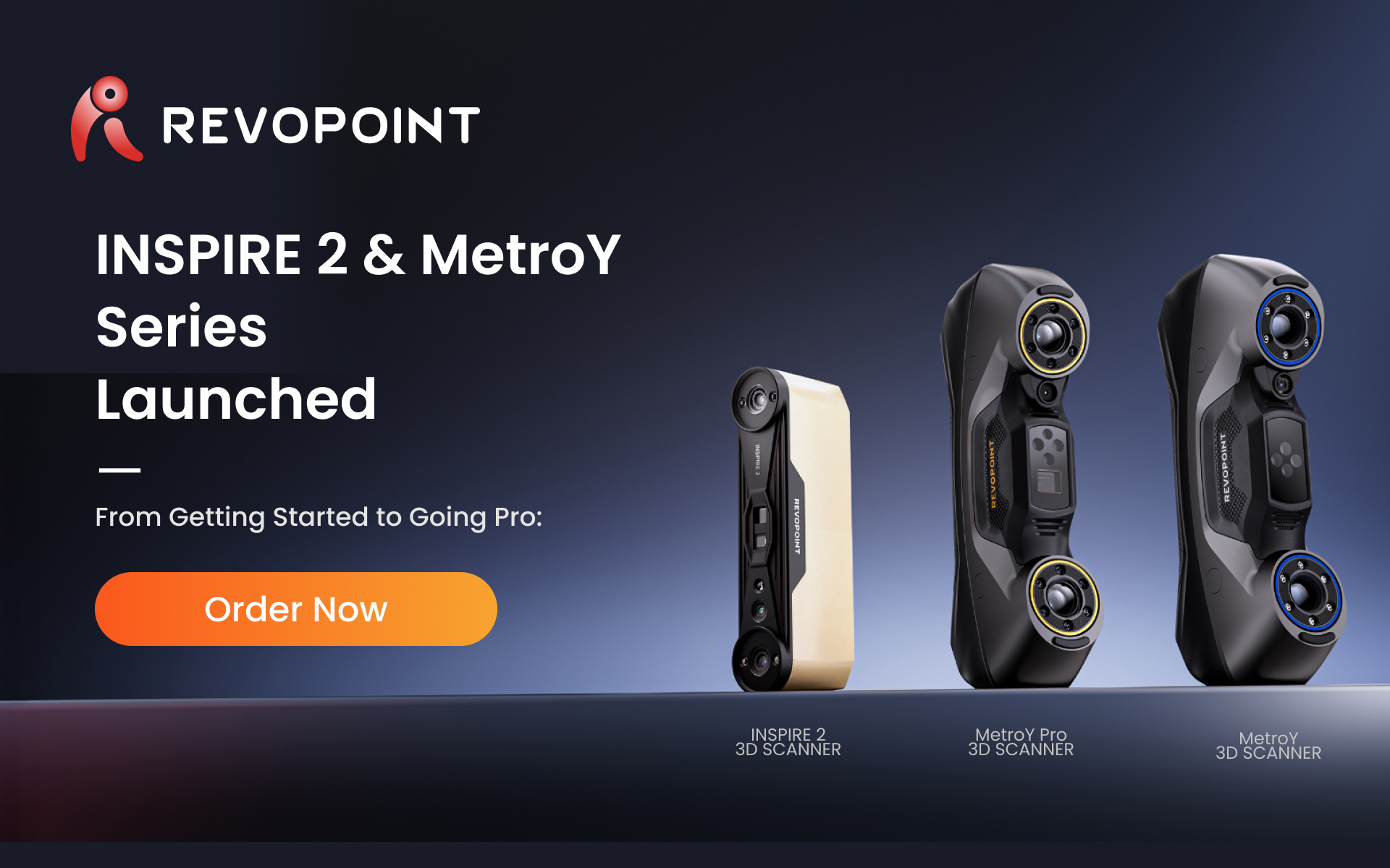 Revopoint prezentuje nową generację skanerów 3D. INSPIRE 2, MetroY i MetroY Pro już w sprzedaży